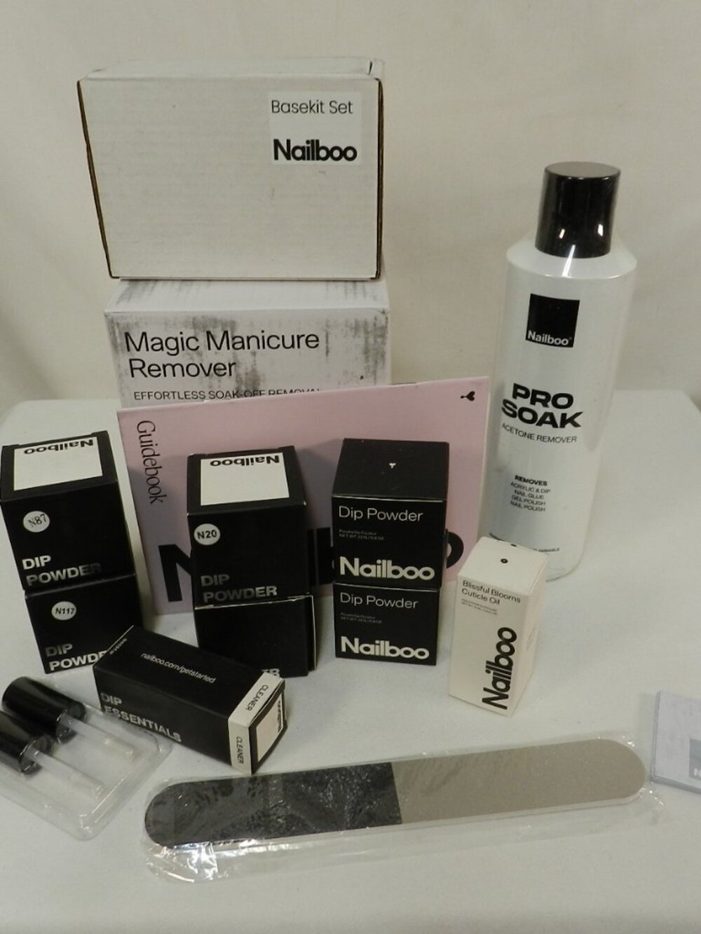 Nailboo Dip Powder Starter Kit Powders Dip Essentials Accessories NEW NIB